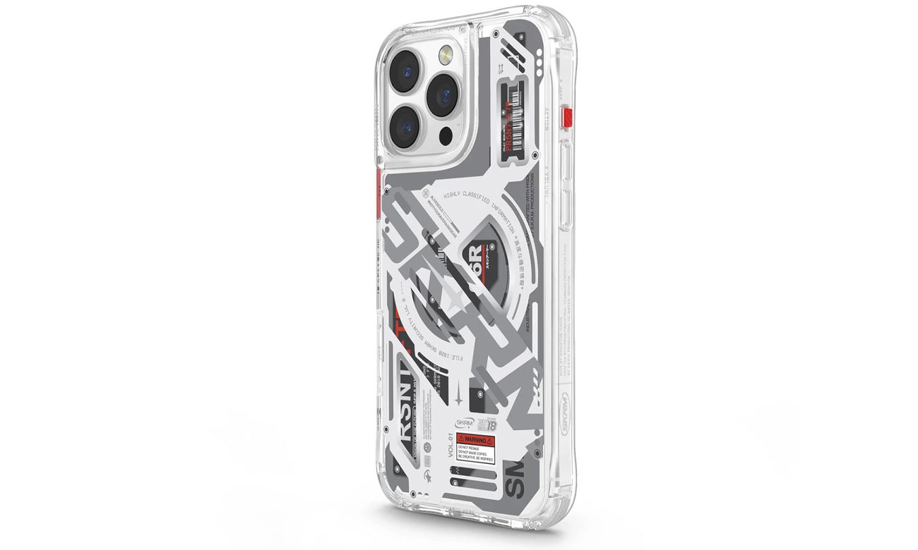 Etui Skinarma Ekho do iPhone 16 Pro 6.3 Magnetic Charging clear