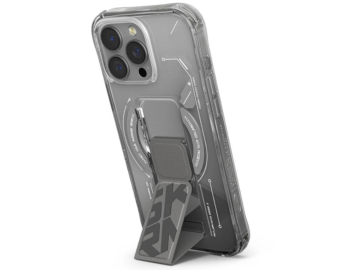 Etui Skinarma Helio do iPhone 16 Pro 6.3 Magnetic Grip titanium