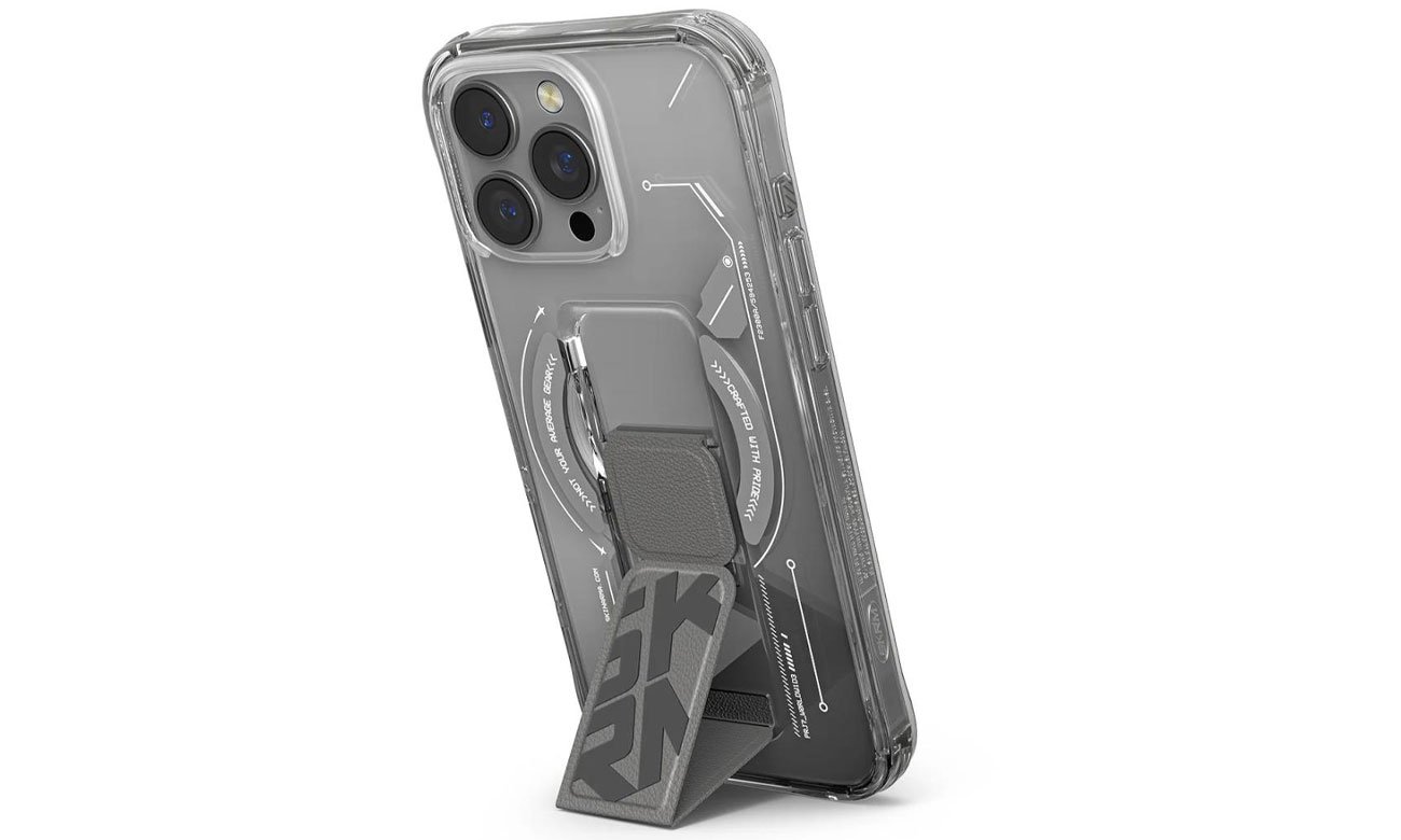 Etui Skinarma Helio do iPhone 16 Pro 6.3 Magnetic Grip titanium