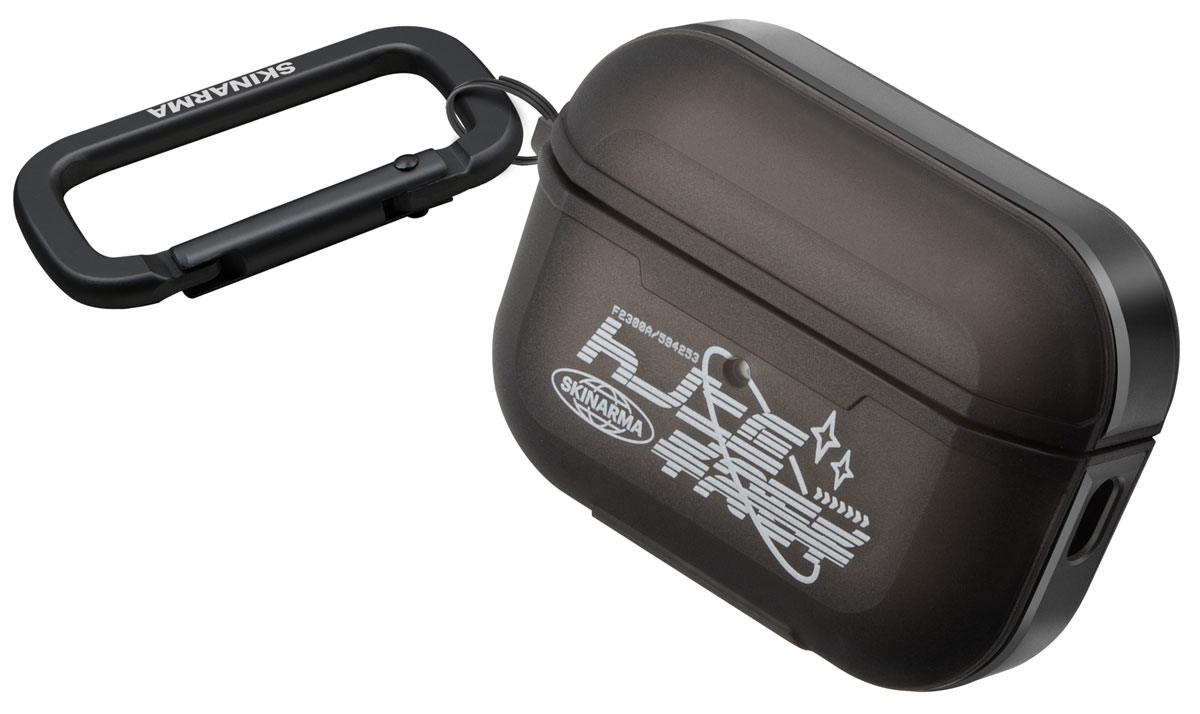 Etui Skinarma Kinzoku do AirPods Pro 2 Smoke - Widok ogólny