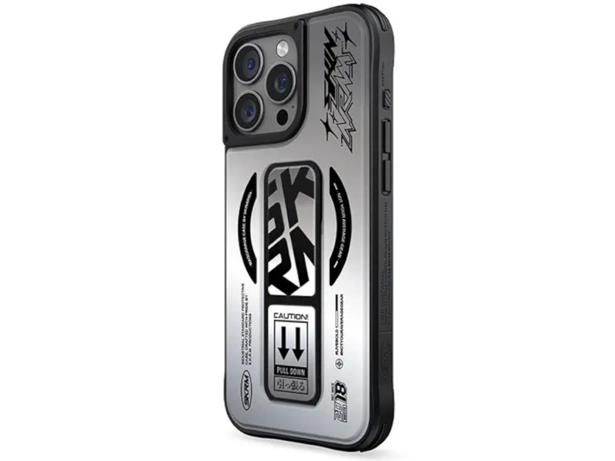 Etui Skinarma Kira Kobai do iPhone 16 Pro Max 6.9 Magnetic Grip chrome