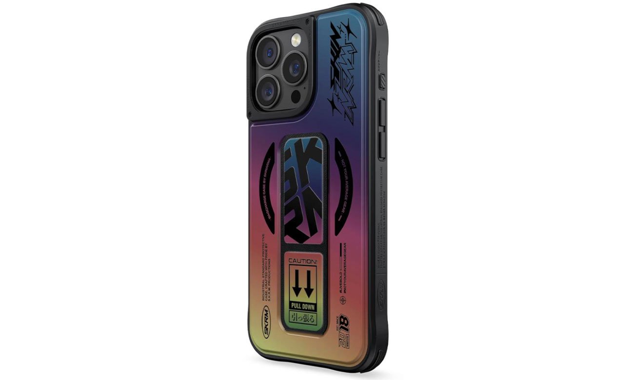 Etui Skinarma Kira Kobai do iPhone 16 Pro 6.3 Magnetic Grip hologram