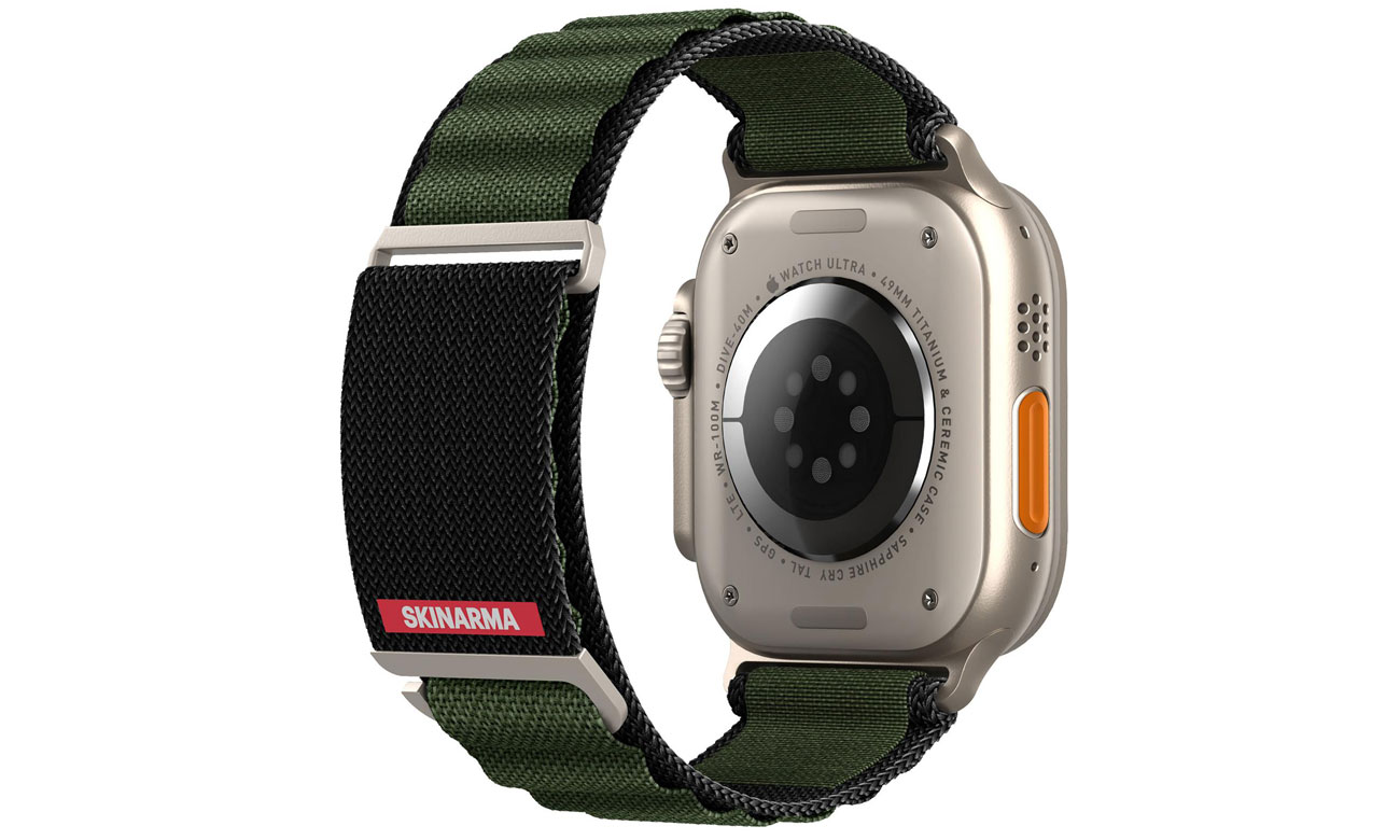 Pasek Skinarma Kobu Apple Watch Ultra 49/45/44mm olive
