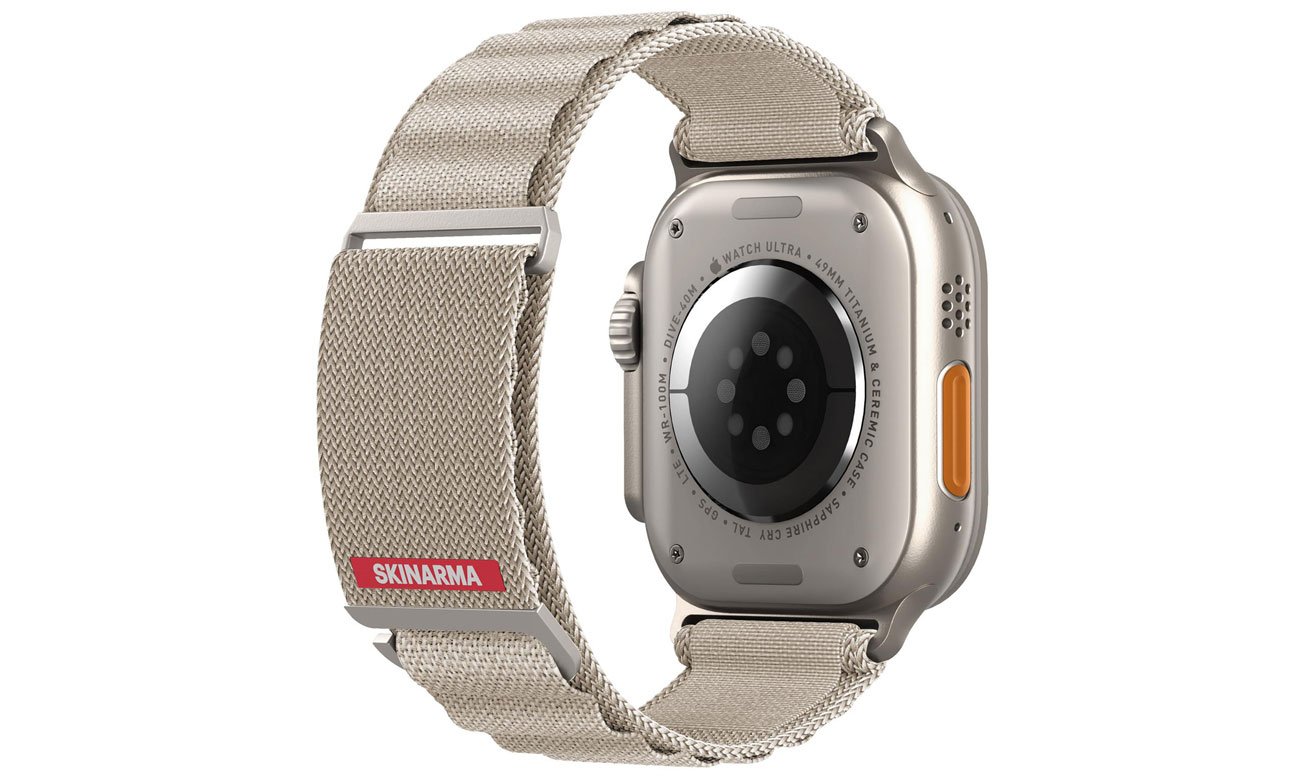 Pasek Skinarma Kobu Apple Watch Ultra 49/45/44mm ivory