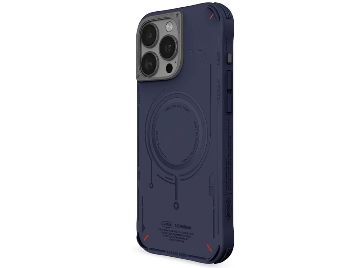 Etui Skinarma Mecha do iPhone 16 Pro Max 6.9 Magnetic Charging navy