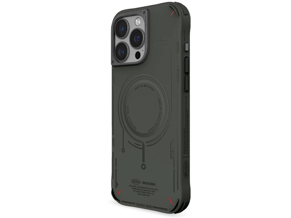 Etui Skinarma Mecha do iPhone 16 Pro Max 6.9 Magnetic Charging olive