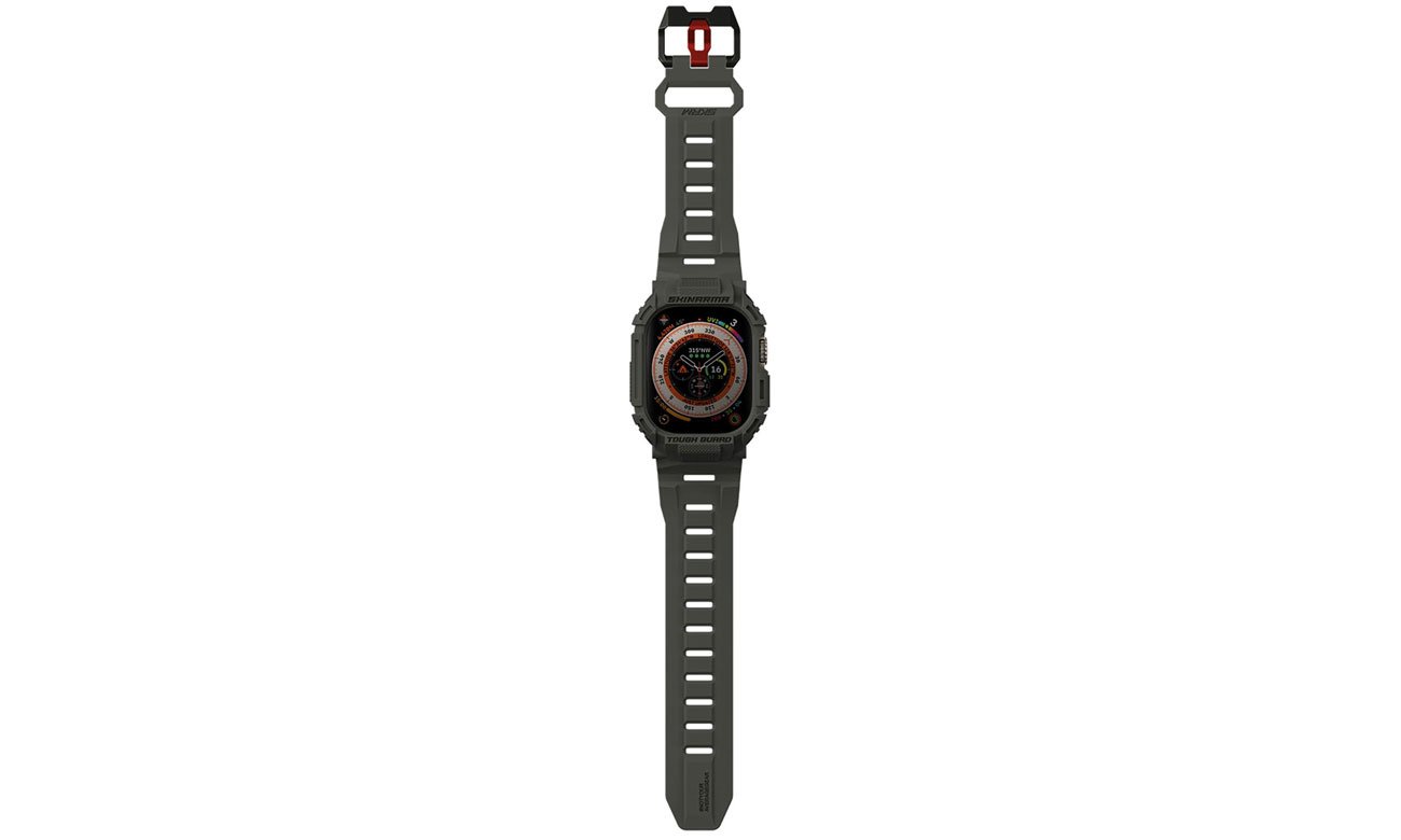 Pasek Skinrma Mecha 2in1 Apple Watch 49mm olive