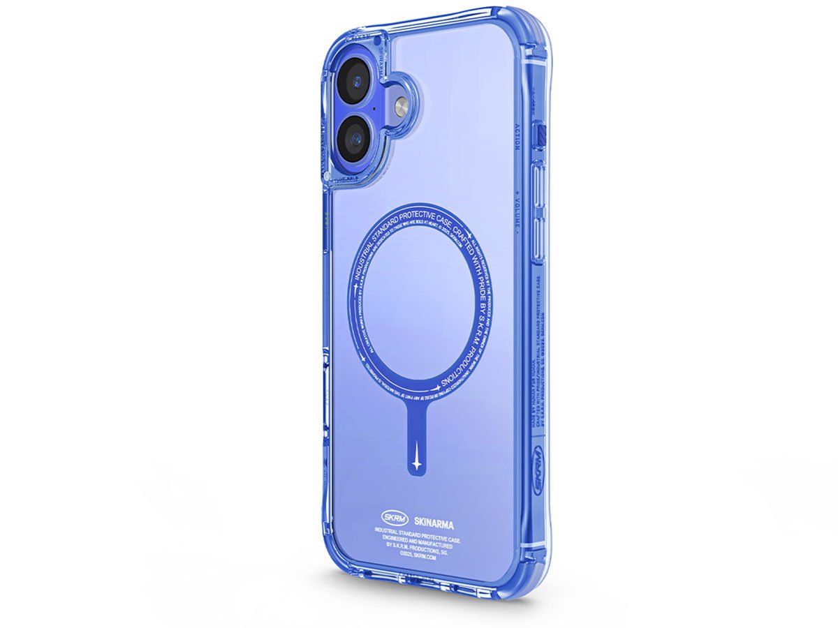 Etui Skinarma Saido do iPhone 16 6.1 Magnetic Charging blue