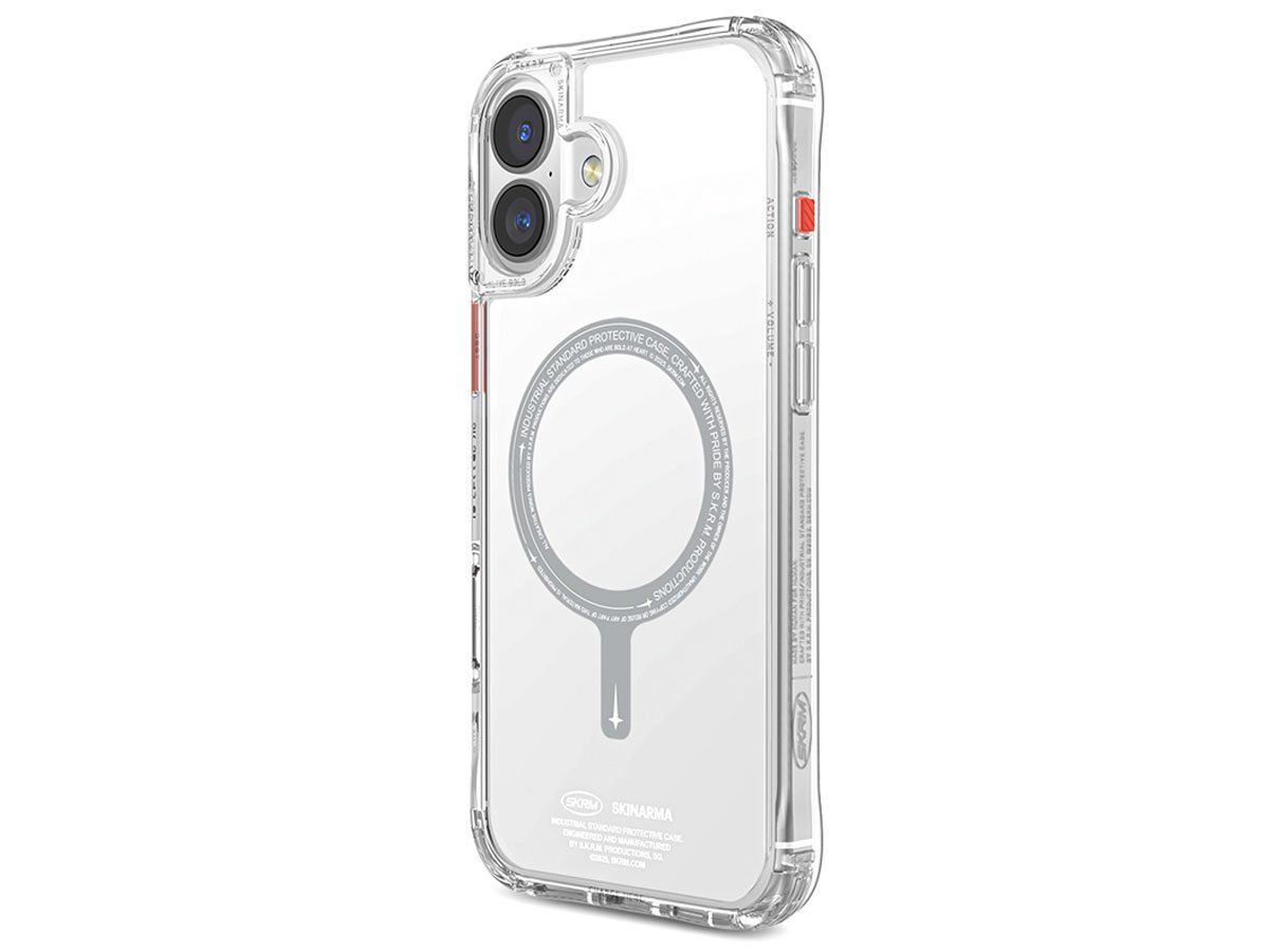 Etui Skinarma Saido do iPhone 16 Plus 6.7 Magnetic Charging clear
