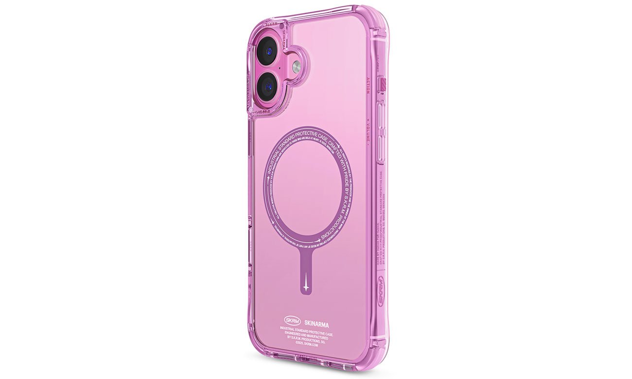 Etui Skinarma Saido do iPhone 16 Plus 6.7 Magnetic Charging pink