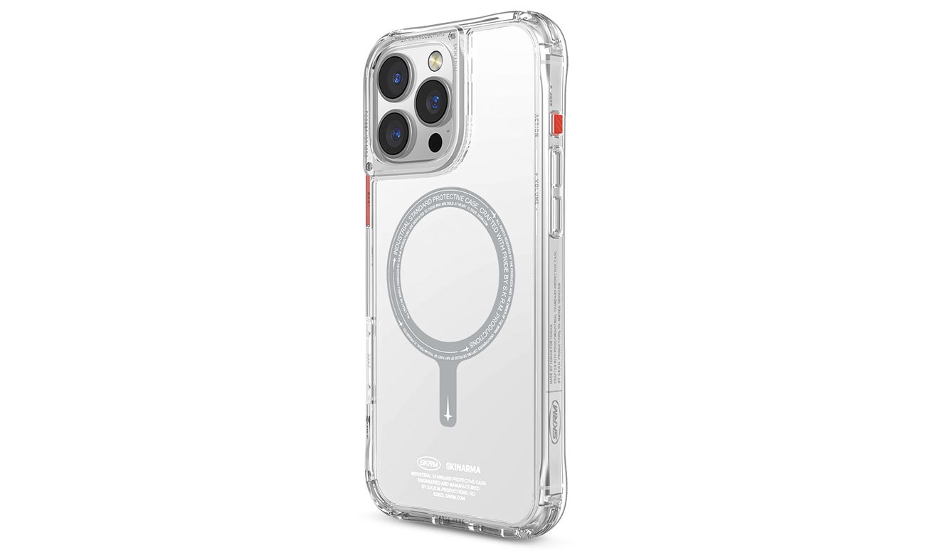 Etui Skinarma Saido do iPhone 16 Pro 6.3 Magnetic Charging clear