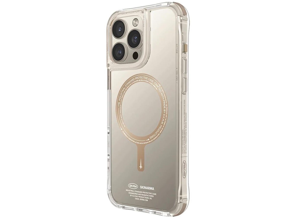 Etui Skinarma Saido do iPhone 16 Pro Max 6.9 Magnetic Charging champagne