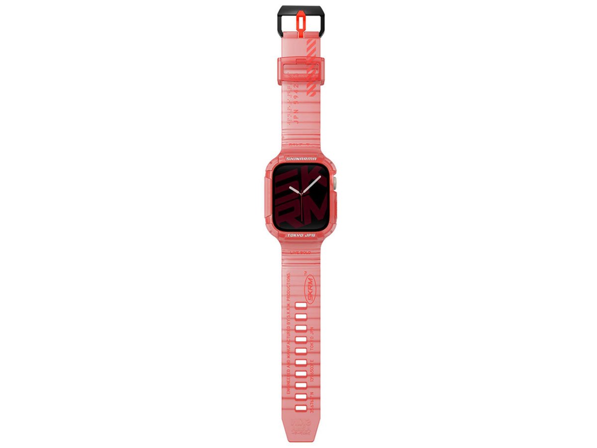 Pasek Skinarma Saido 2in1 Apple Watch 45/44mm red