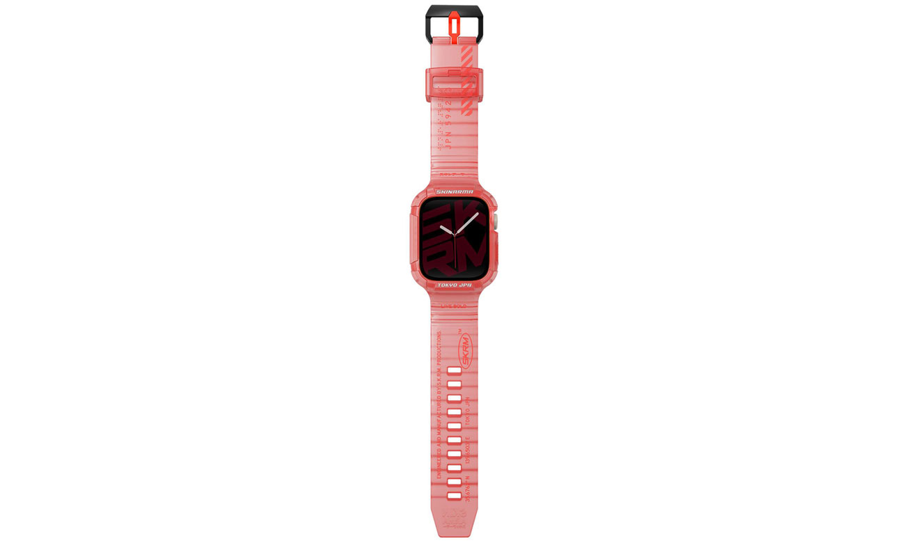 Pasek Skinarma Saido 2in1 Apple Watch 45/44mm red