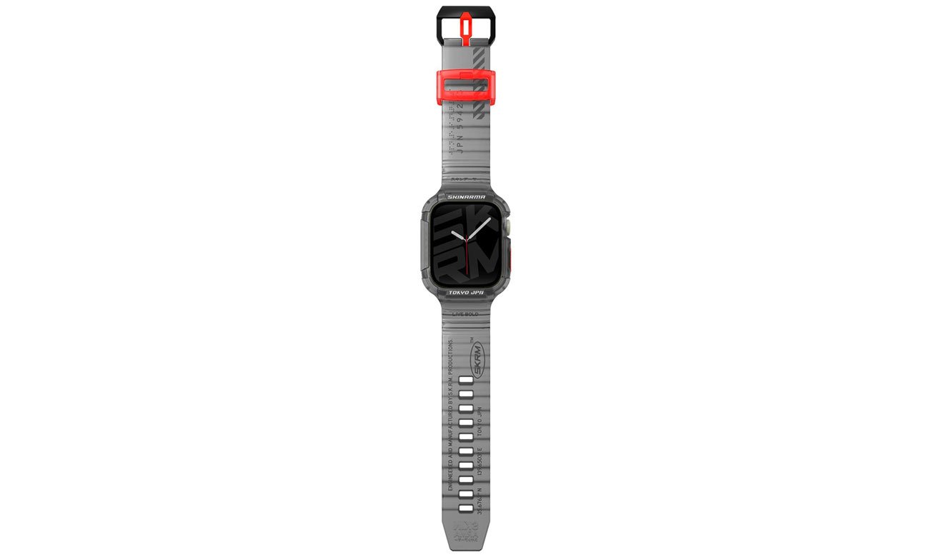 Pasek Skinarma Saido 2in1 Apple Watch 45/44mm smoke