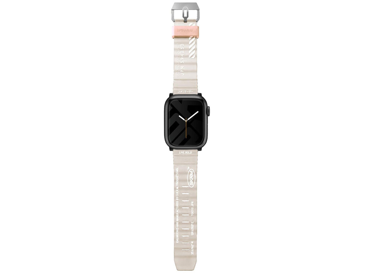 Pasek Skinarma Shokku Apple Watch 45/44/42mm beige