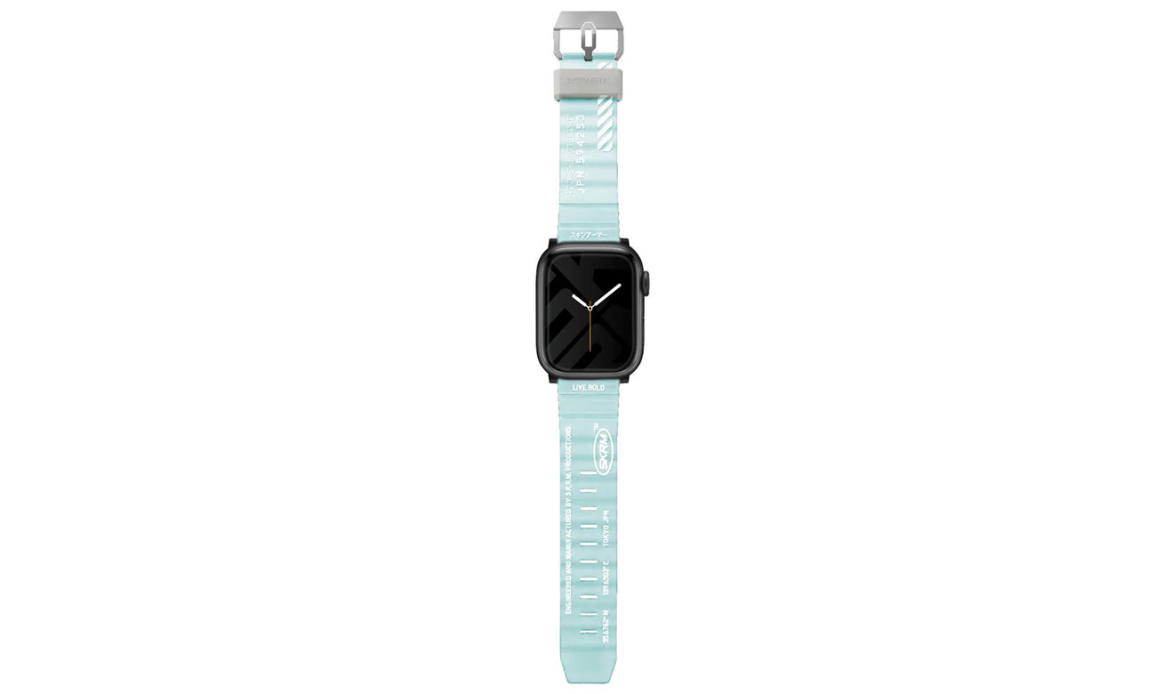 Pasek Skinarma Shokku Apple Watch 45/44/42mm blue