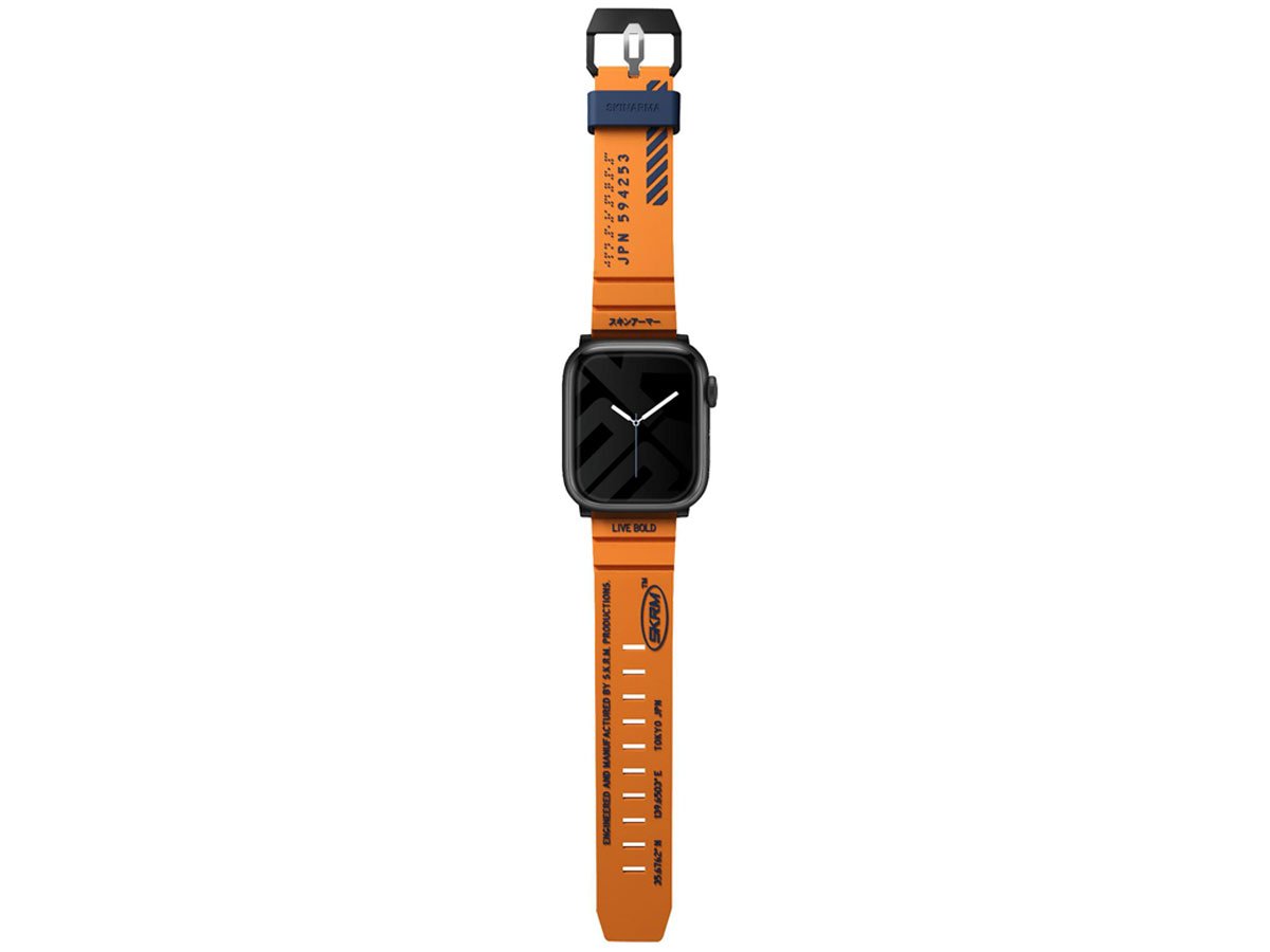 Pasek Skinarma Shokku Apple Watch 45/44/42mm orange