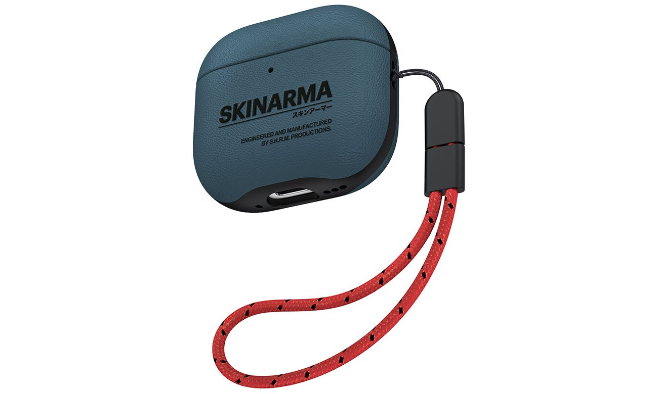 Etui Skinarma Spunk do Apple AirPods 4. generacji Blue - Widok ogólny