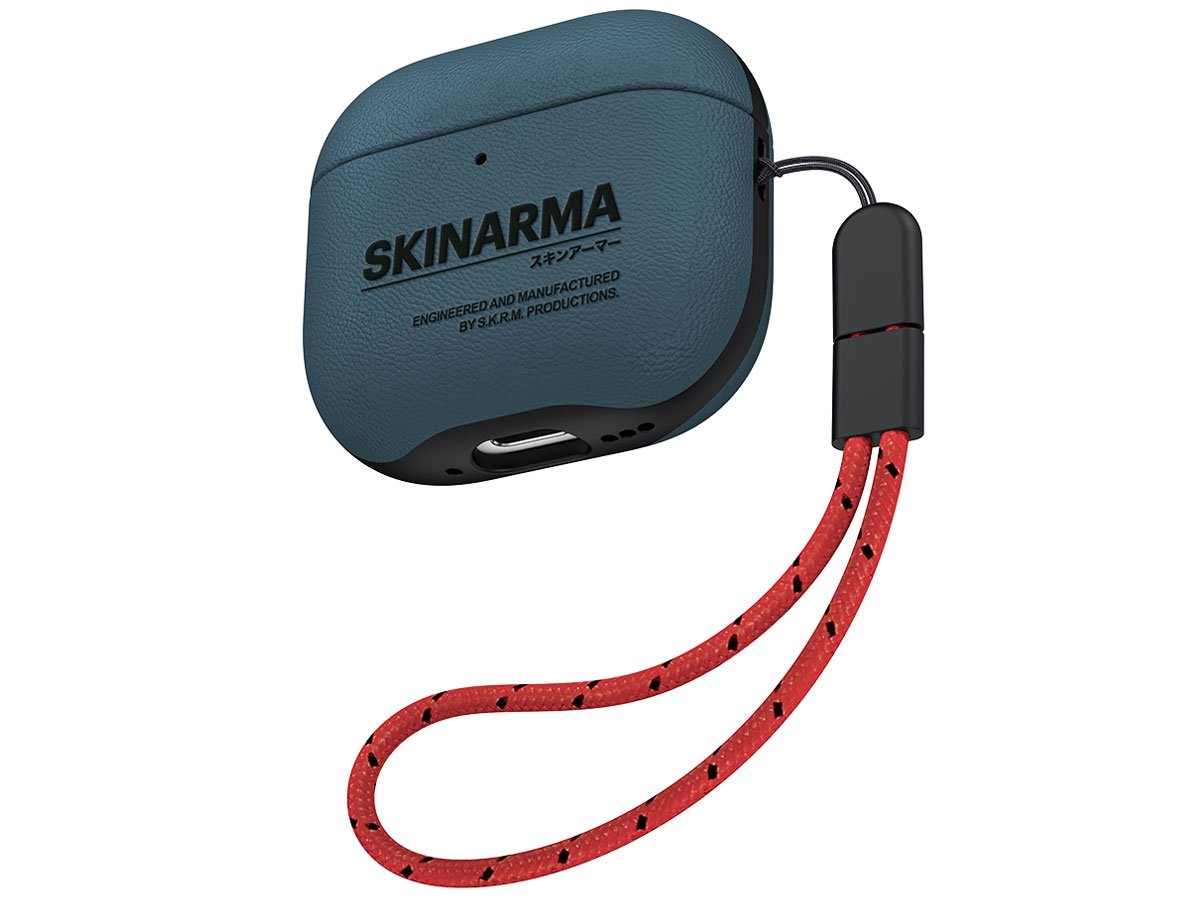 Etui Skinarma Spunk do Apple AirPods 4. generacji Blue - Widok ogólny