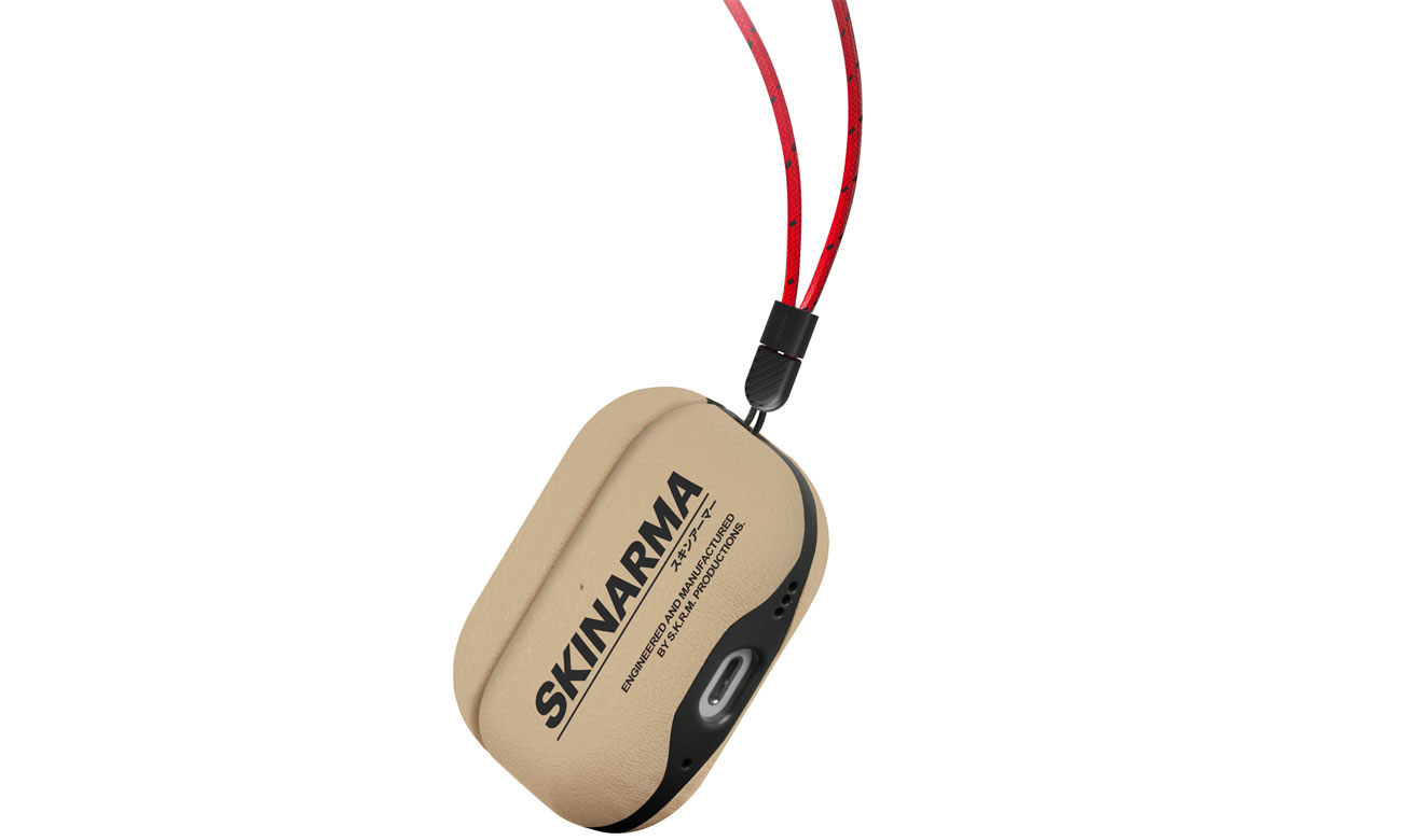 Etui Skinarma Spunk do Apple AirPods Pro 2 Ivory - Widok ogólny