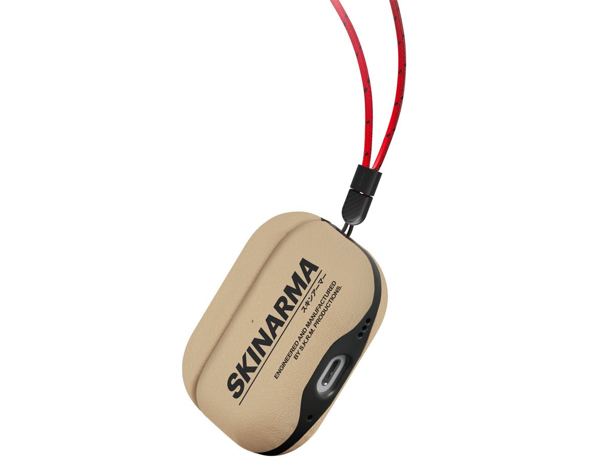 Etui Skinarma Spunk do Apple AirPods Pro 2 Ivory - Widok ogólny