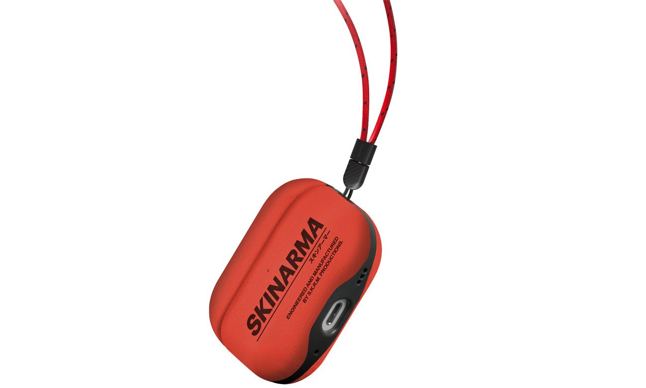 Etui Skinarma Spunk do Apple AirPods Pro 2 Orange - Widok ogólny