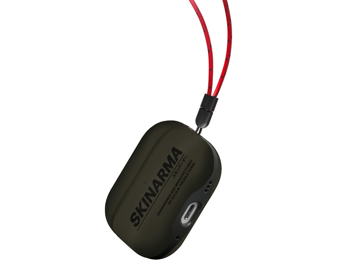Etui Skinarma Spunk do Apple AirPods Pro 2 Pewter Green - Widok ogólny
