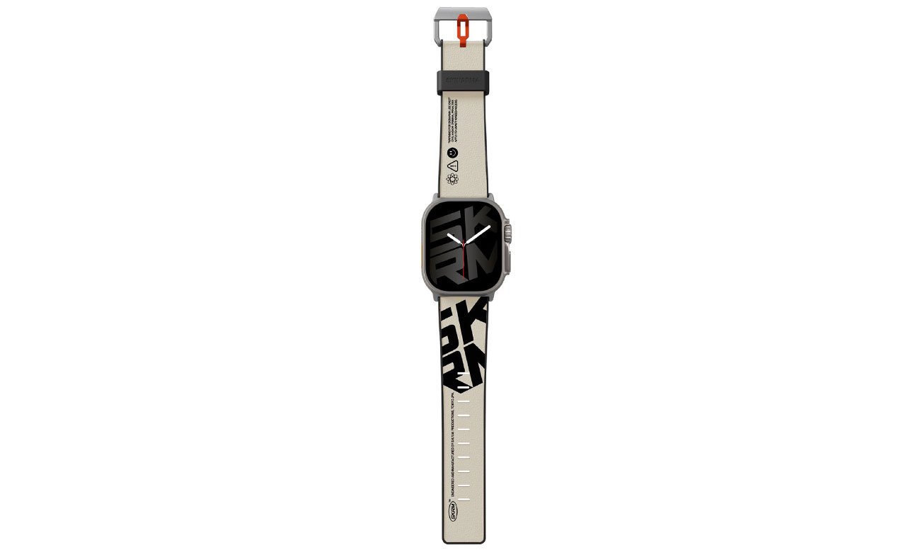 Pasek Skinarma Spunk Apple Watch Ultra 49mm ivory