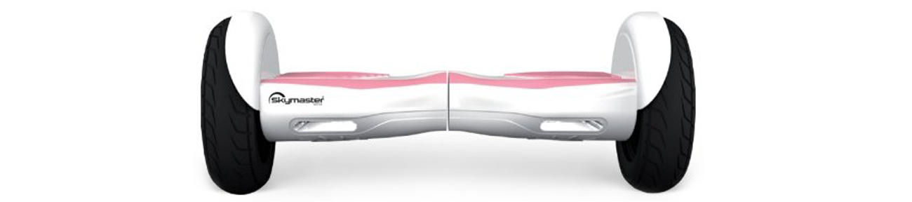 Deskorolka elektryczna SKYMASTER Wheels 11 Dual biało-różowa