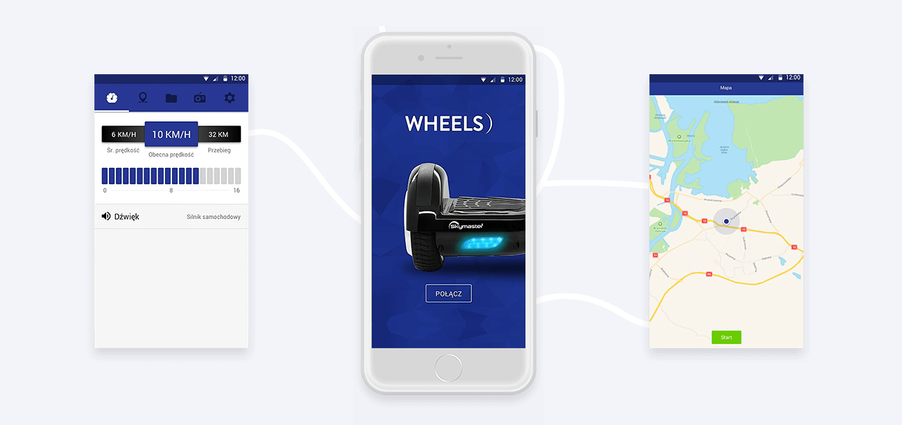 Aplikacja Skymaster Wheels iOS Android