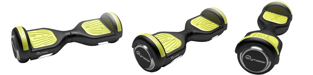 Deskorolka elektryczna SKYMASTER Wheels 6.5'' czarno-żółta