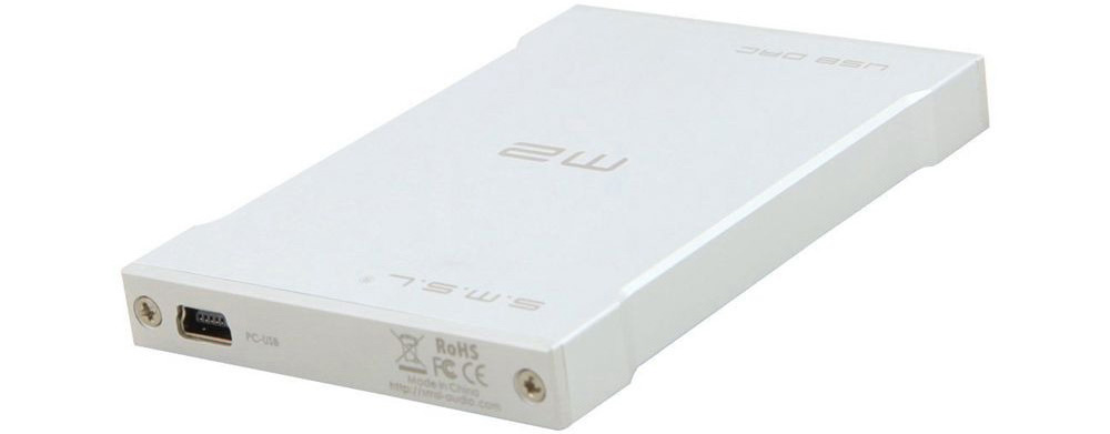 Karta muzyczna SMSL M2 srebrny widok z góry