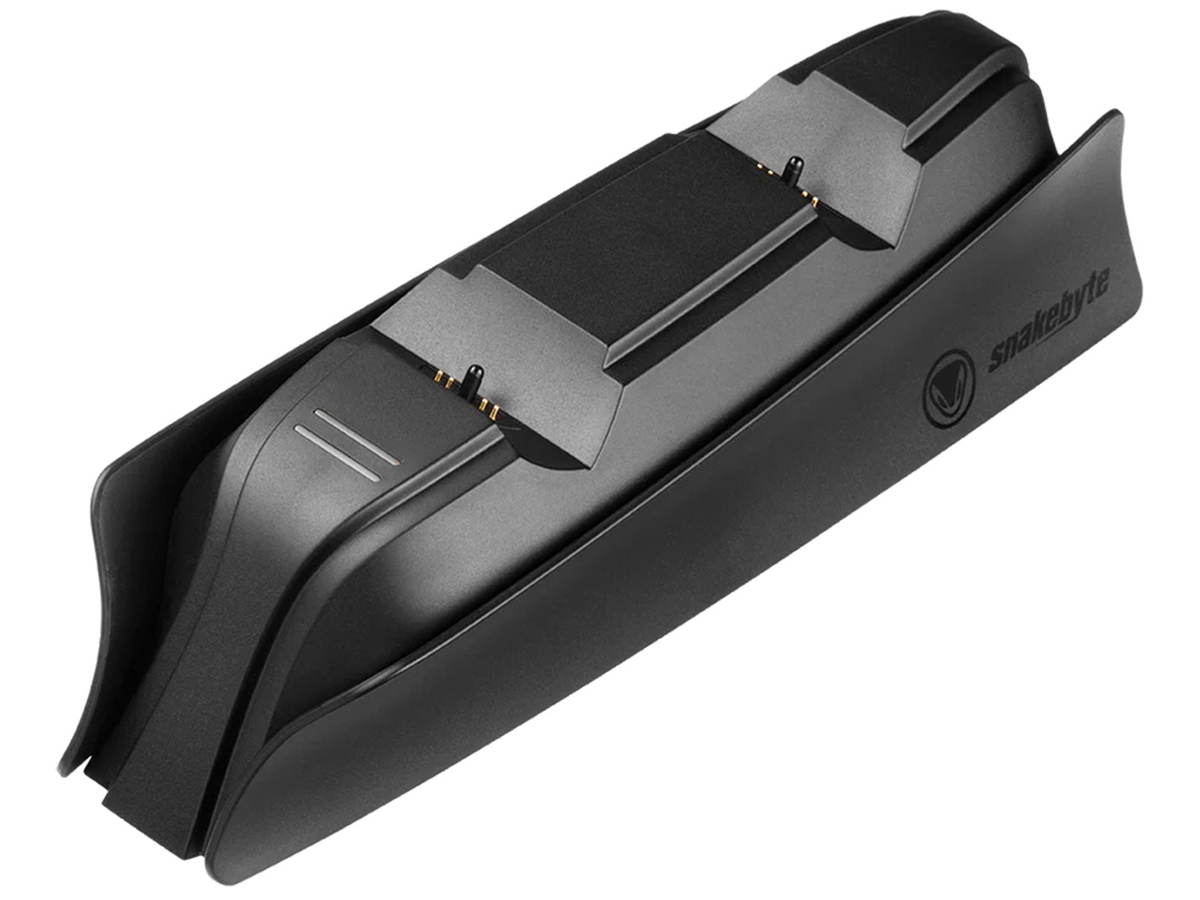 Podwójna ładowarka Snakebyte TWIN:CHARGE 5 do PS5 Czarna - Widok ogólny