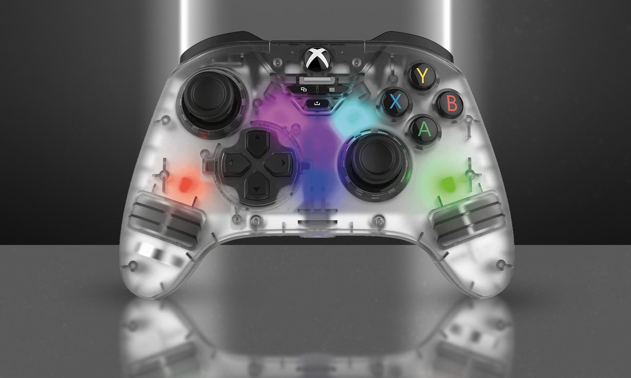 Snakebyte GamePad RGB X Controller für PC/Xbox Transparent - Hintergrundgrafik