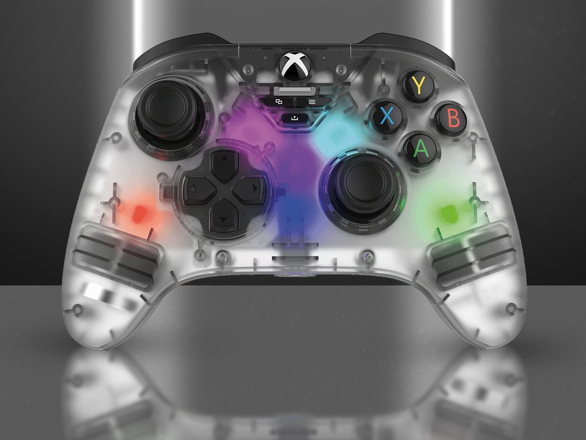 Snakebyte GamePad RGB X Controller für PC/Xbox Transparent - Hintergrundgrafik