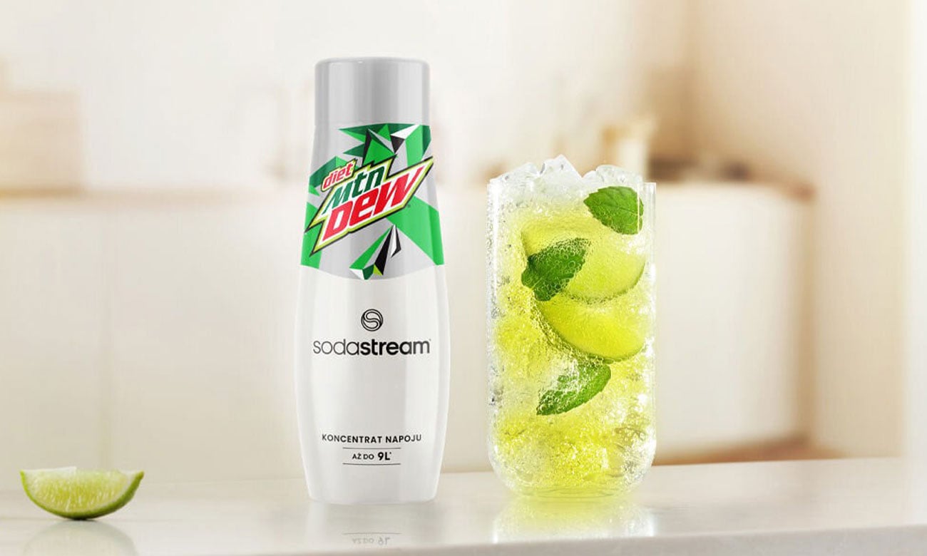 Syrop SODASTREAM Mountain Dew Diet bez cukru 440 ml