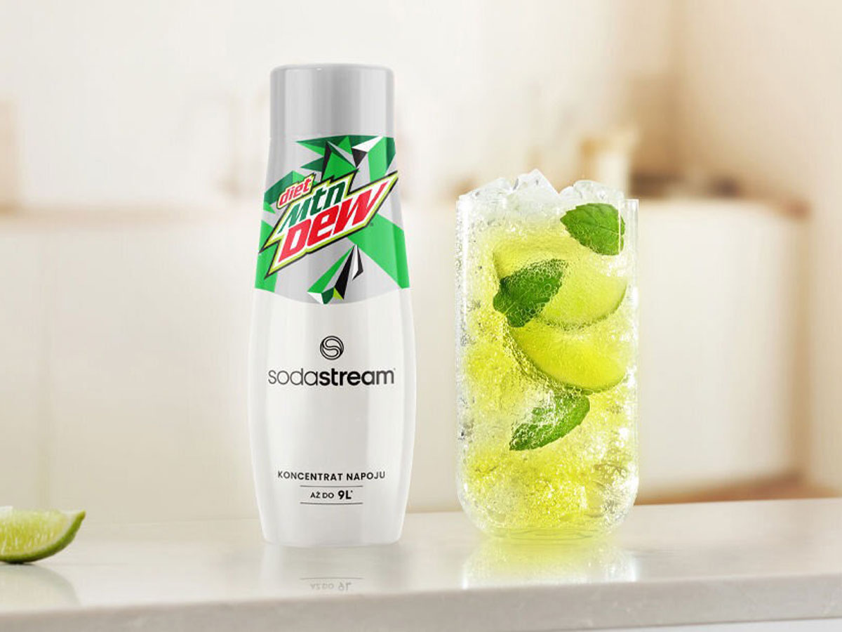Syrop SODASTREAM Mountain Dew Diet bez cukru 440 ml