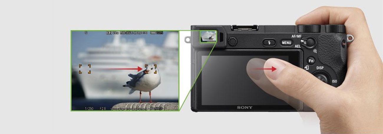 Sony A6500 5-osiowa Sterowanie Dotykowe
