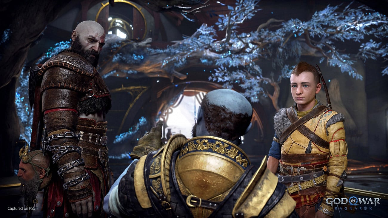 Скріншот з гри God of War Ragnarök