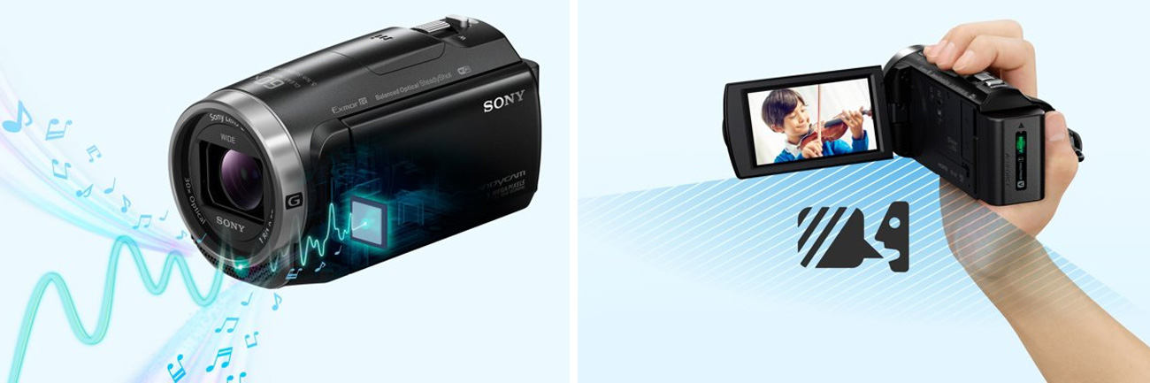 Sony HDR-CX625B Funkcje