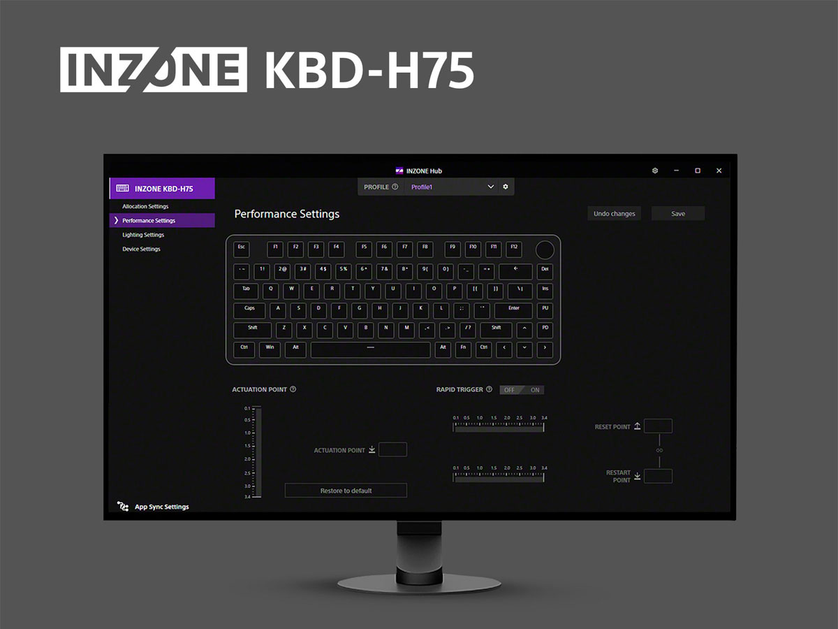 Sony INZONE KBD-H75 RGB