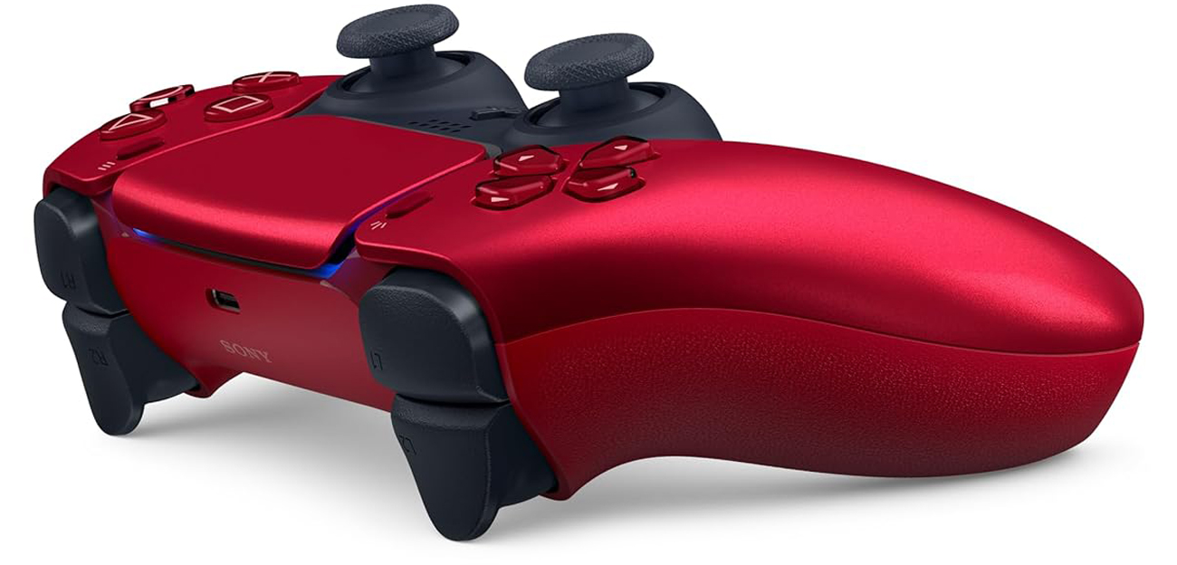 Sony DualSense Controller für PlayStation 5 Volcanic Red - Draufsicht im Winkel