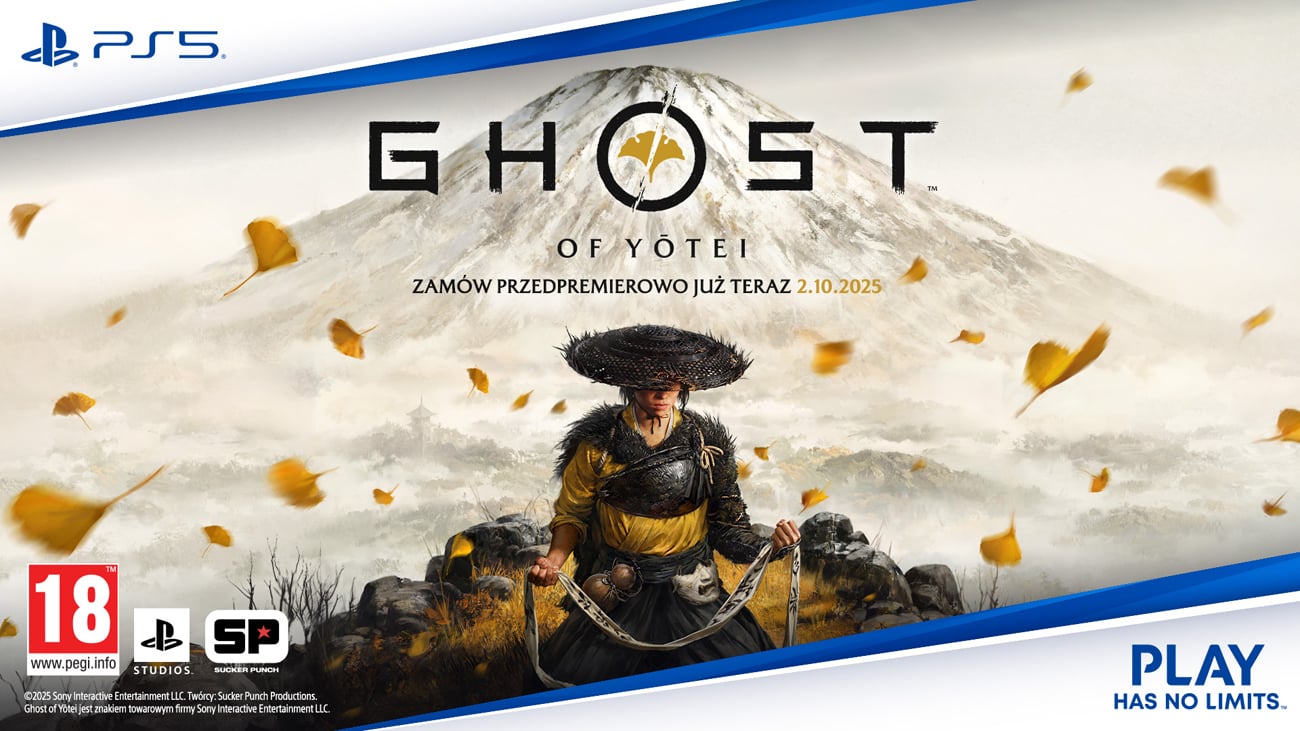 Dodatki do zamówień przedpremierowych gry Ghost of Yōtei