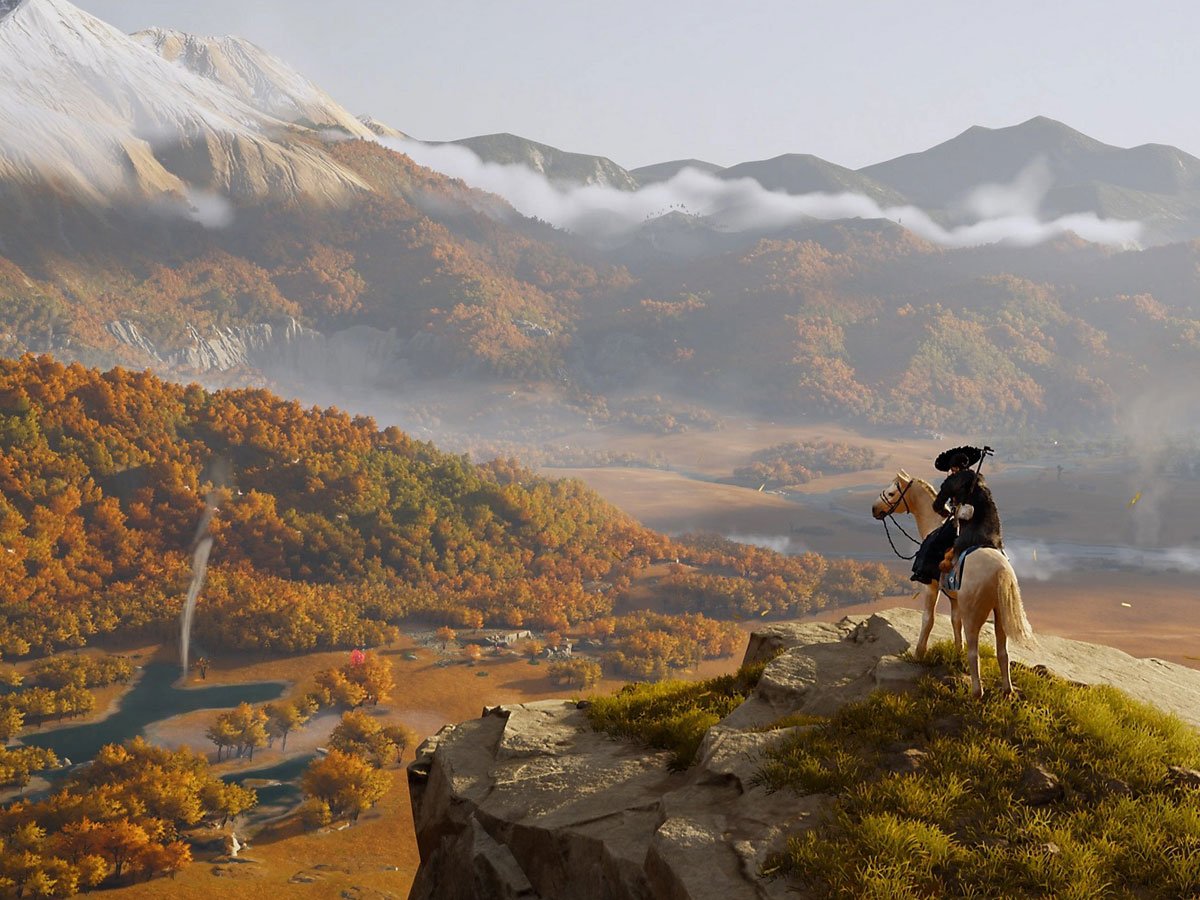 Zrzut ekranu screenshot z gry Ghost of Yōtei