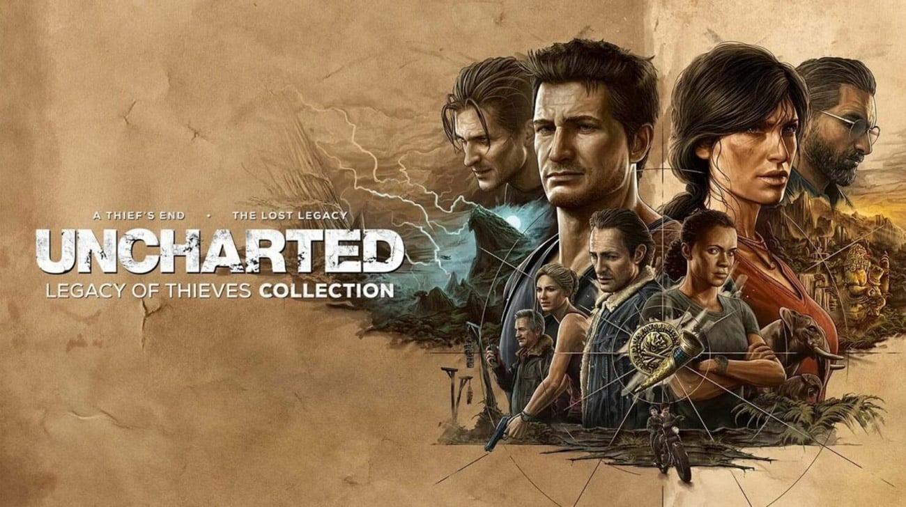 Zestaw Uncharted: Kolekcja Dziedzictwo Złodziei na PlayStation 5 - Keyart