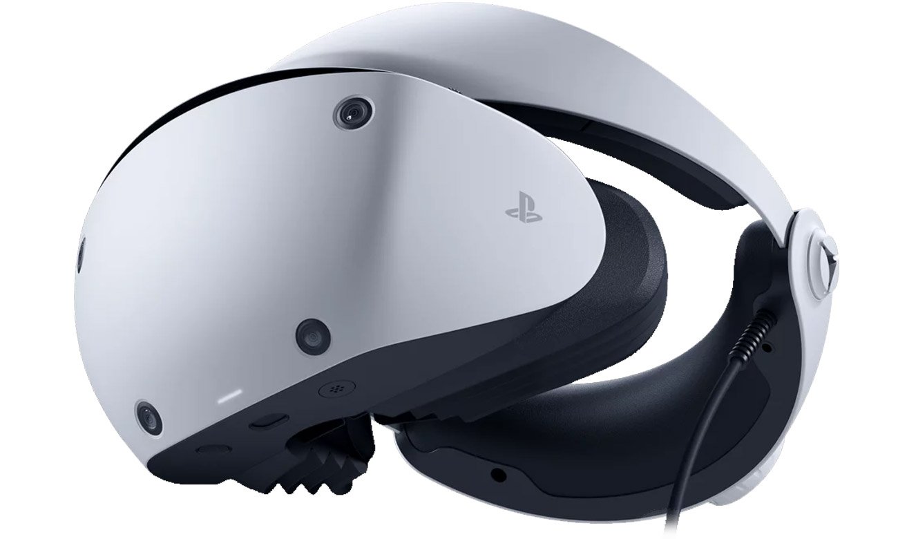 Окуляри для віртуальної реальності Sony PlayStation VR2 - кутовий вид спереду