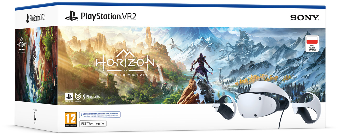 Комплект Sony PlayStation VR2 + Horizon Call of the Mountain – Упаковка