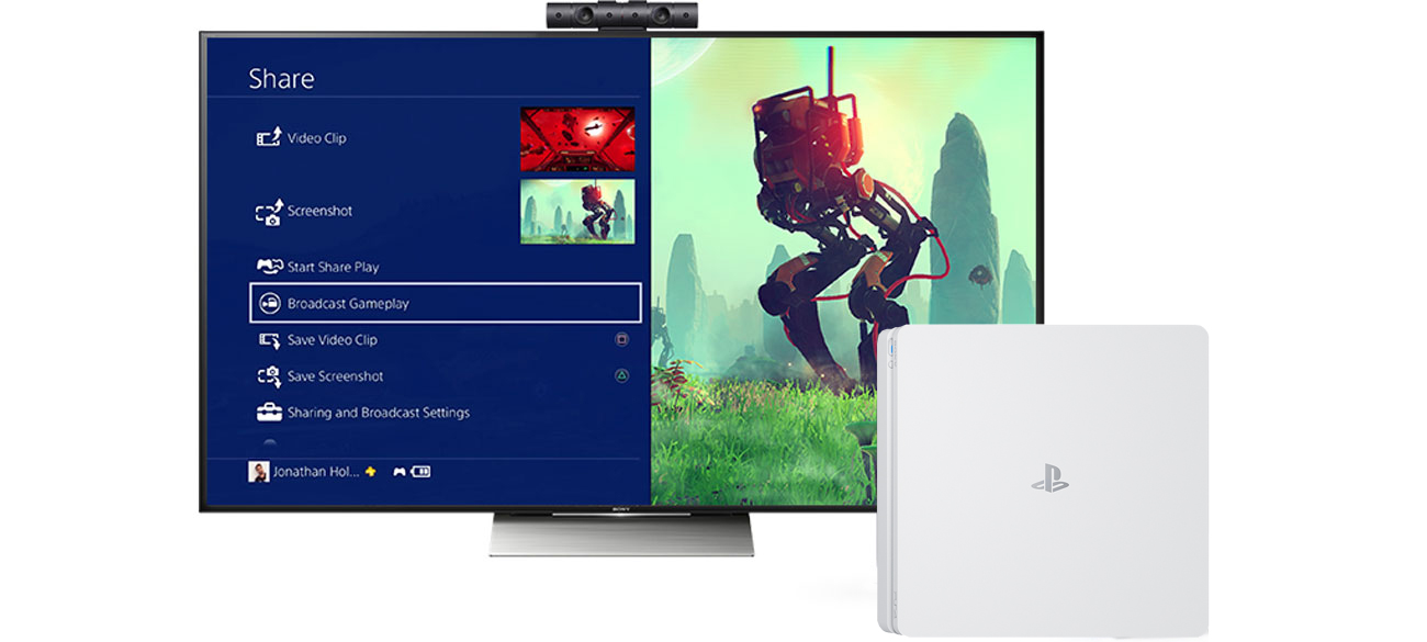 Konsola PlayStation 4 Slim 500GB Biała Glacier White Najbardziej społecznościowa konsola