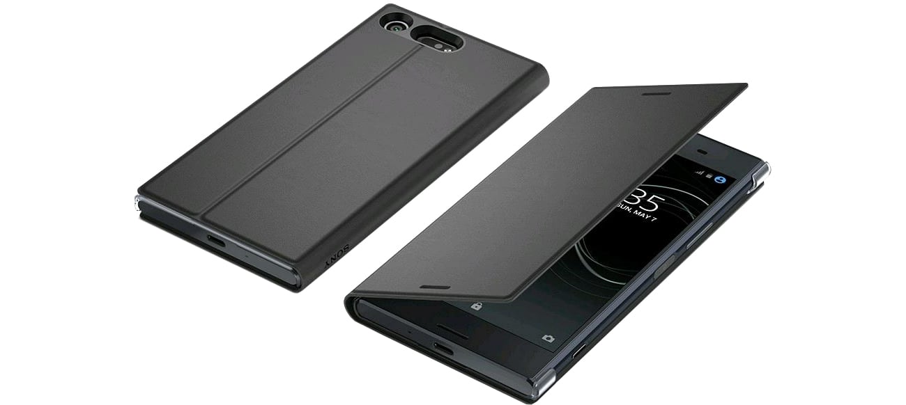 Sony Style Flip Cover SCSG10 do Xperia XZ Wybudzanie po otwarciu klapki
